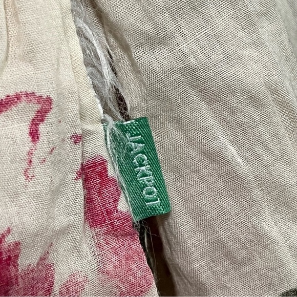 Jackpot Organic Crepe Cotton Floral Print Scarf - Picture 6 of 8